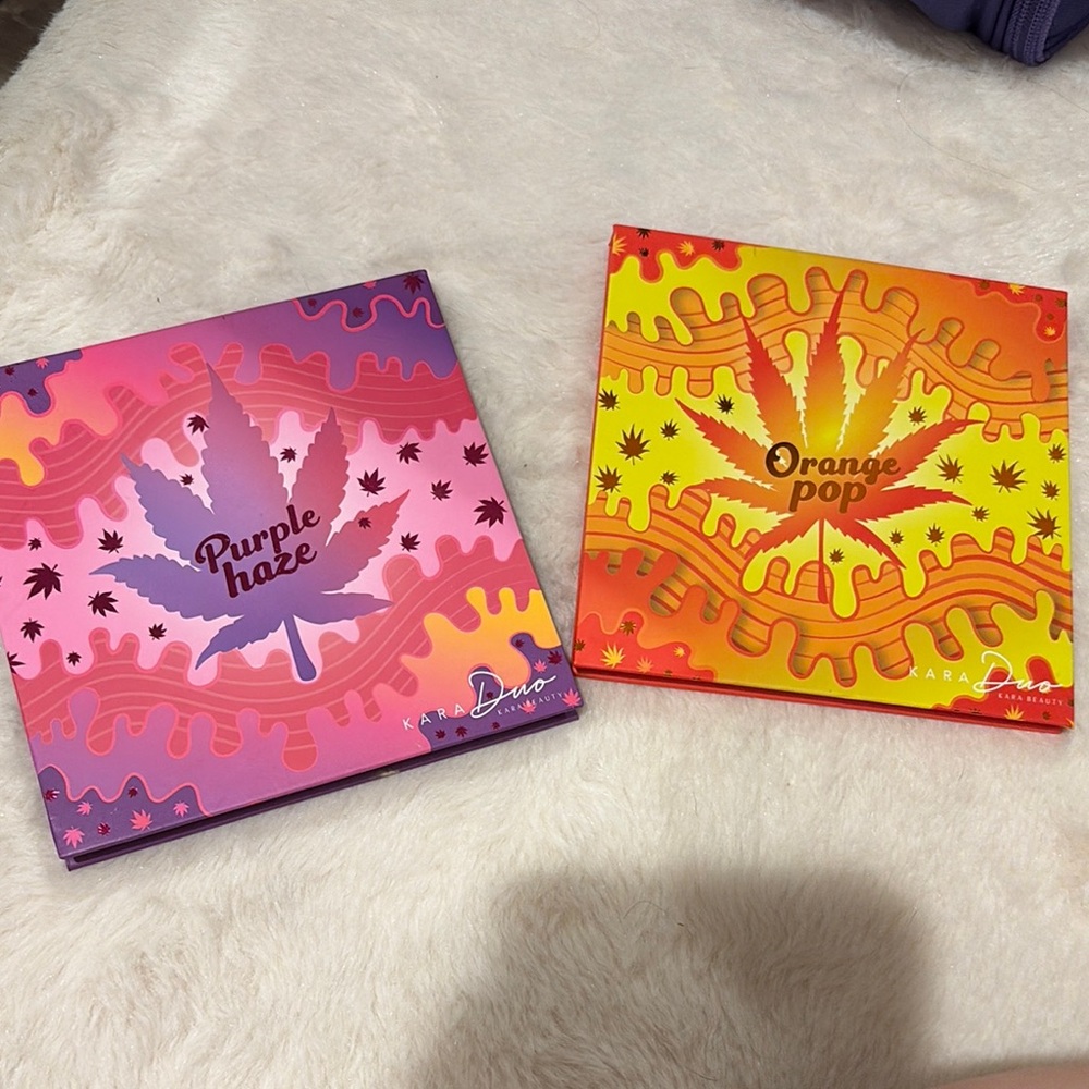 Purple Haze and Orange Pop Eyeshadow Palettes